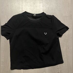 Black true religion crop top size s